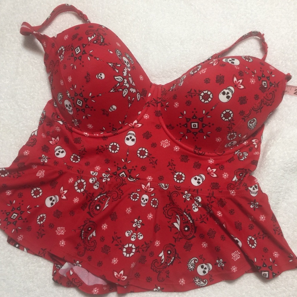 Plus size tankini top
